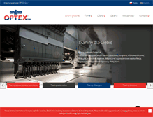 Tablet Screenshot of optex.pl