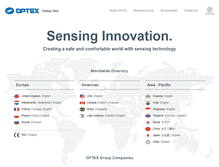 Tablet Screenshot of optex.net